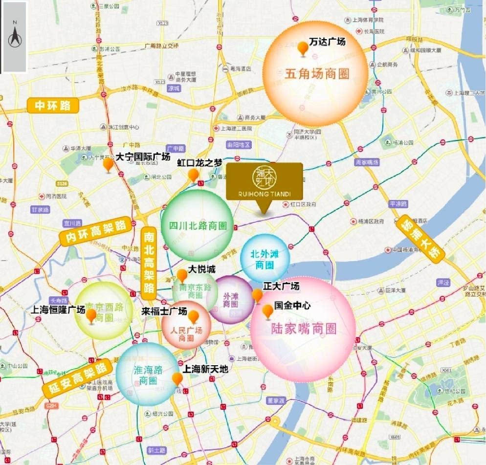 上海商圈地图图片